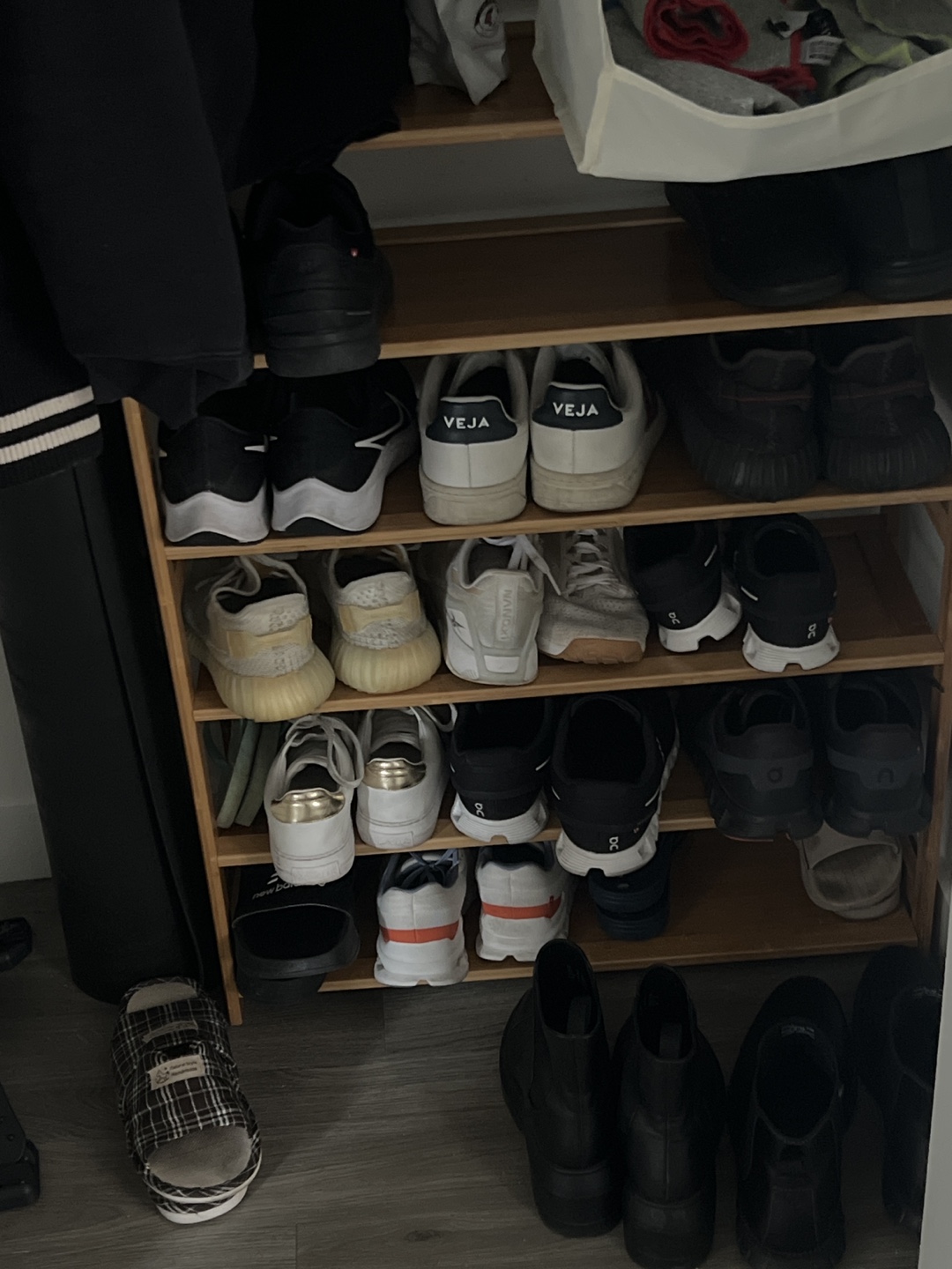 Bamboo 5-Tier Shoe Rack Organizer - photo 2