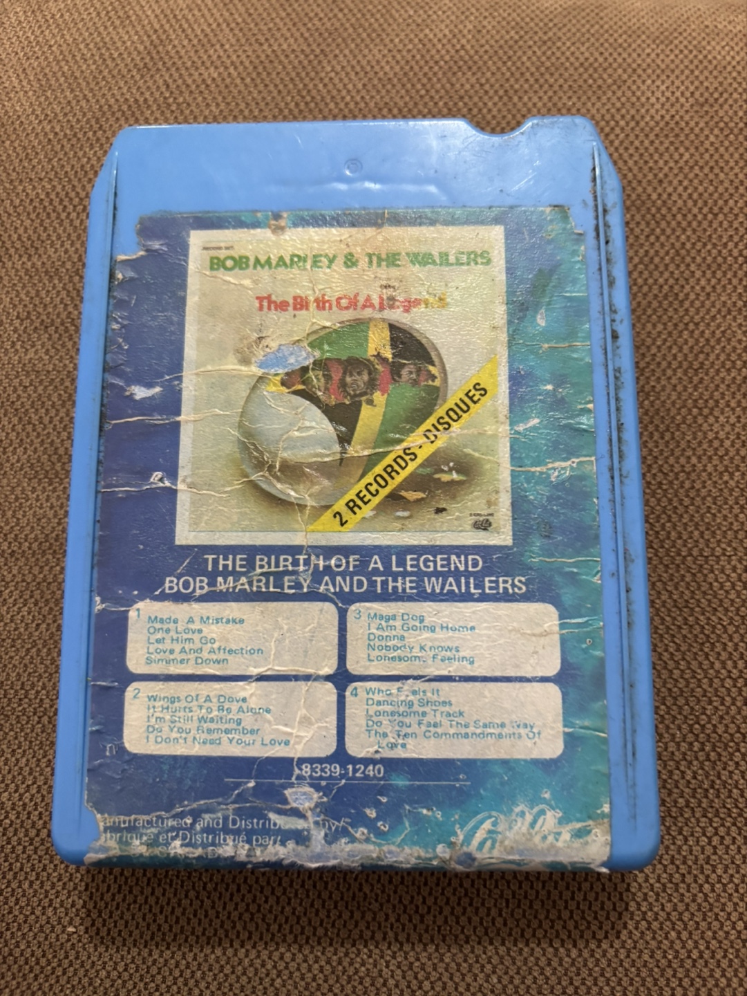 Bob Marley & The Wailers - The Birth Of A Legend 8-Track Tape