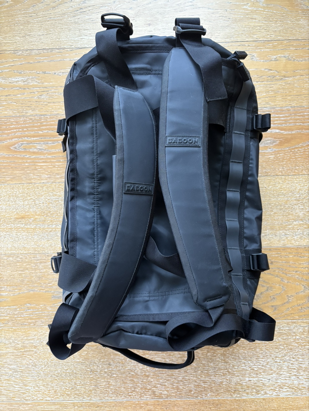 Baboon to the Moon Duffel Bag - Black