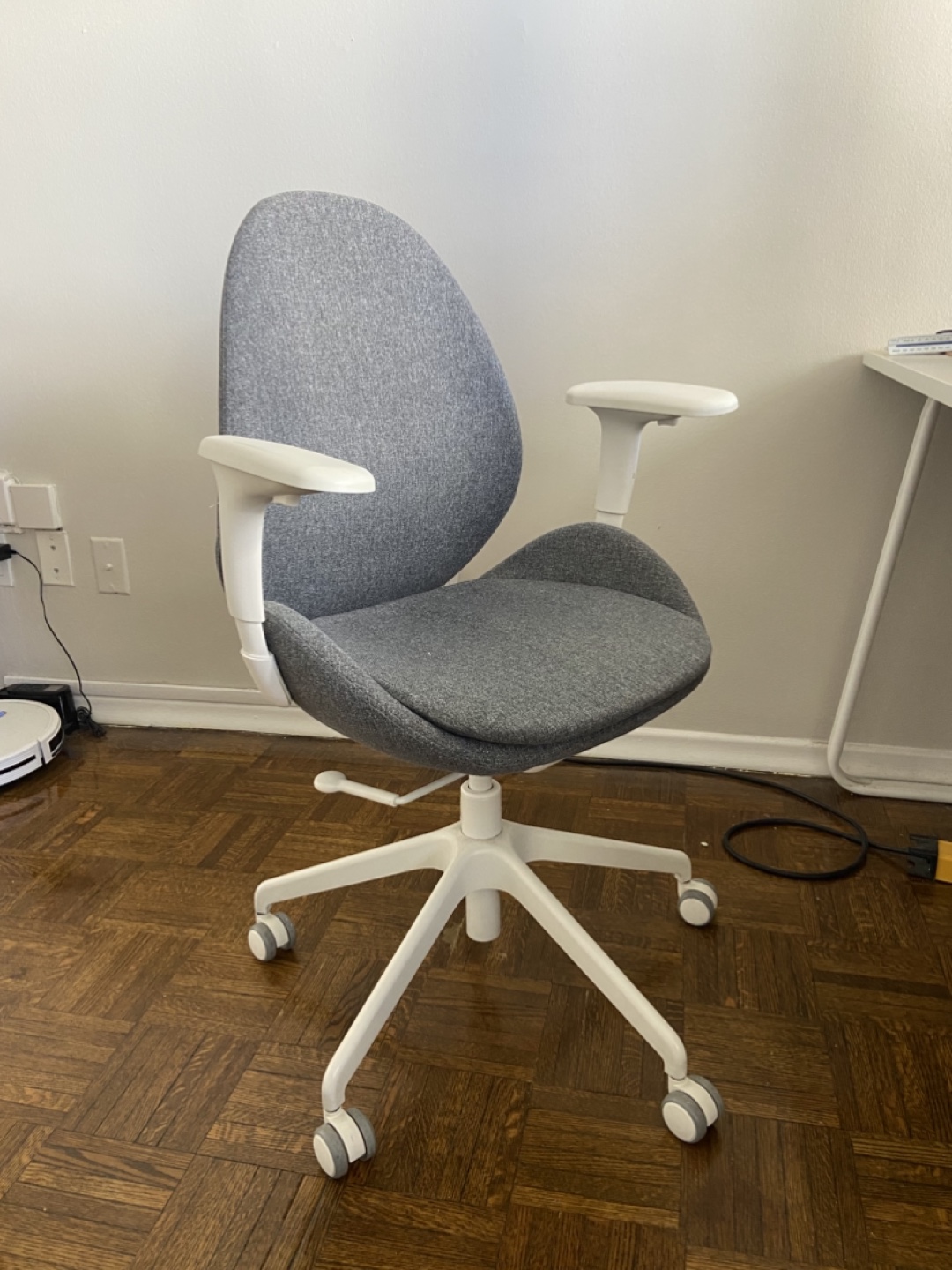 Ikea HATTEFJÄLL office chair gray
