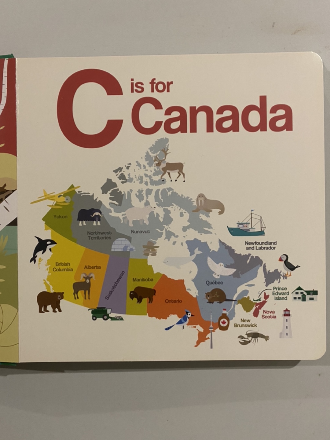 Canada ABC Children's Book - photo 2