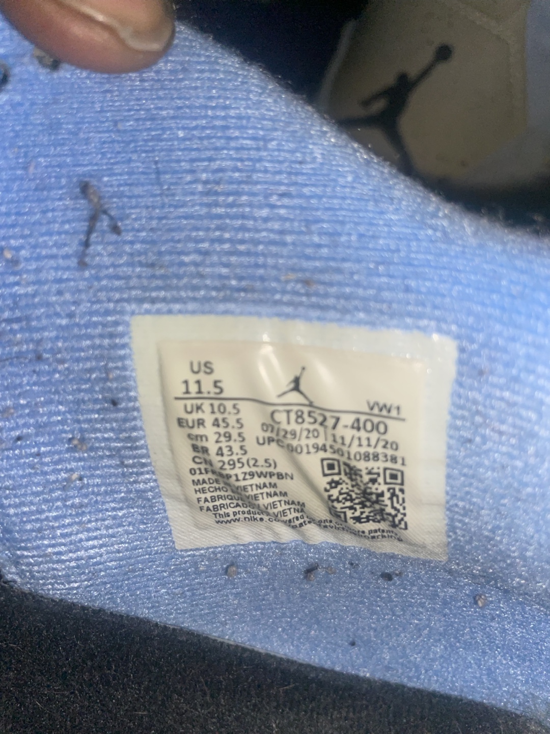 Air Jordan 4 Retro 'UNC Blue' - photo 4