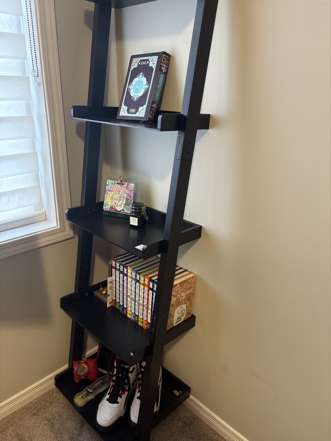 Ladder Bookshelf - Black or White