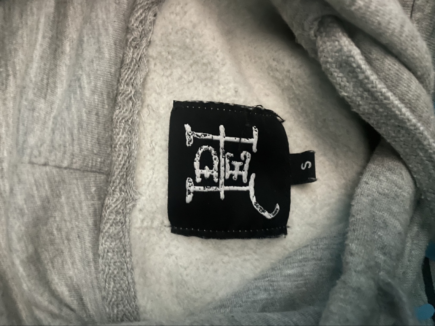Ed Hardy Grey Hoodie Size Small - photo 3