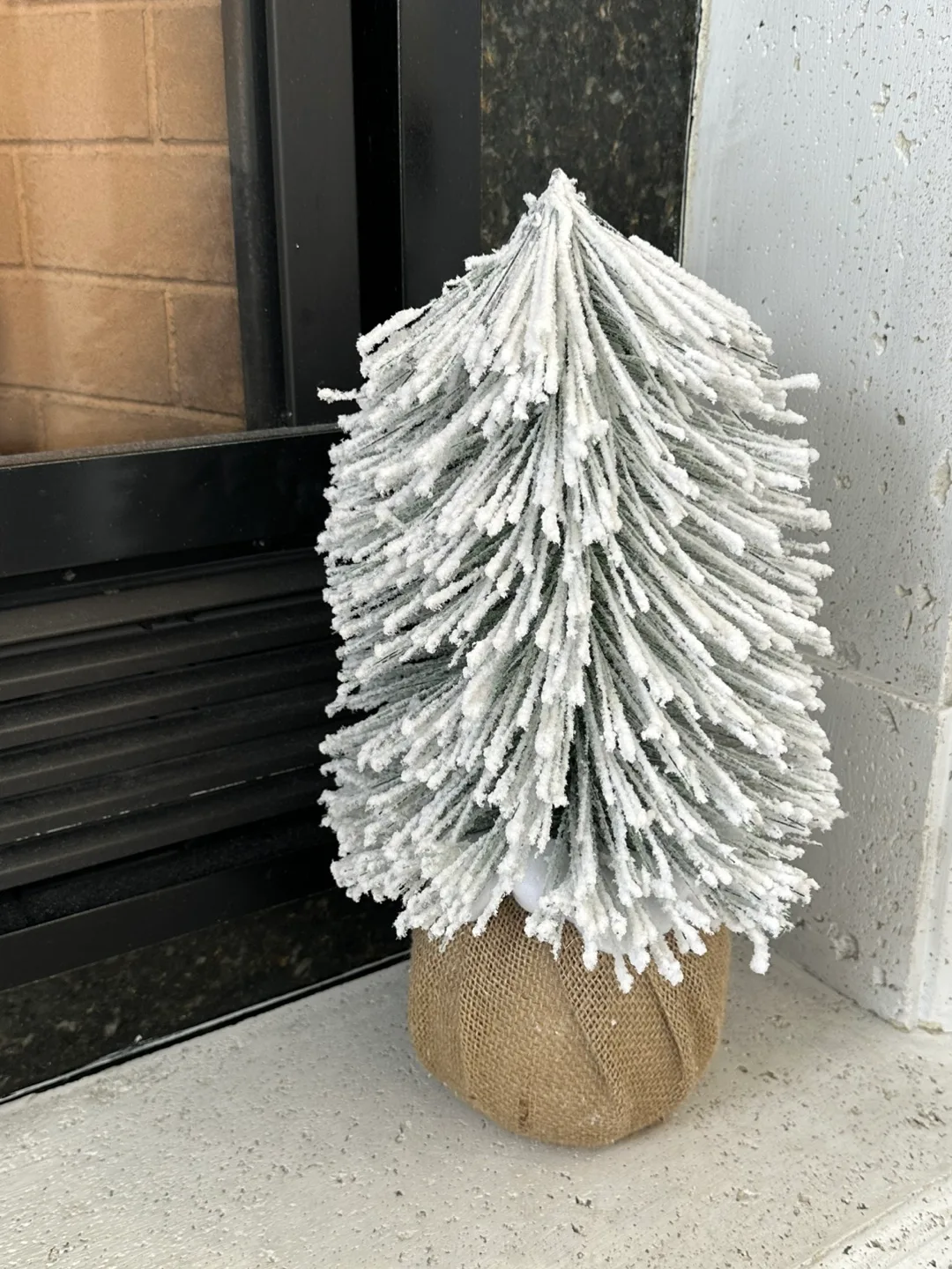 Set of Two Mini Snow-Covered Christmas Trees image indicator(3)
