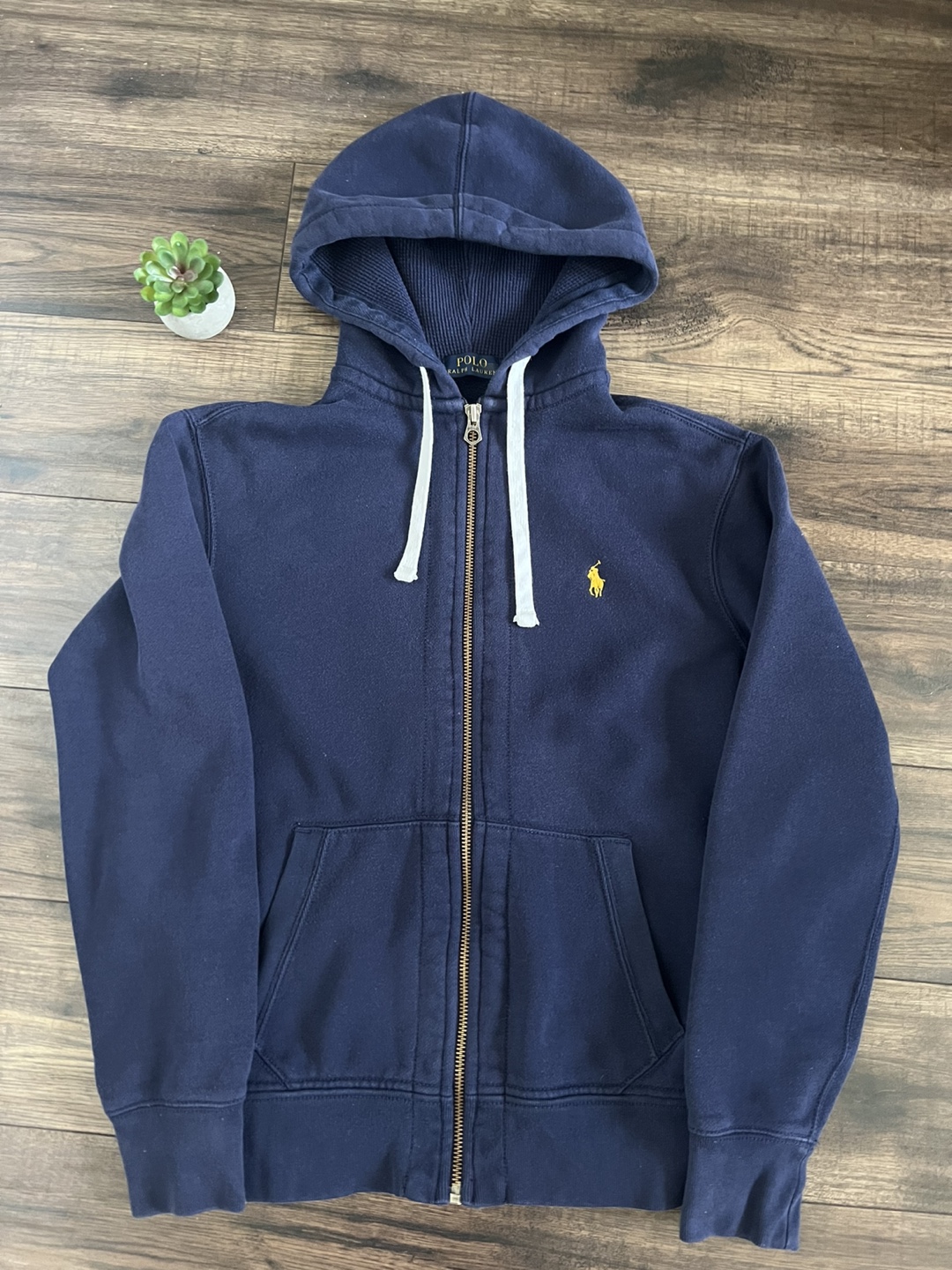 Men's Polo Ralph Lauren Zip-Up Hoodie - Size Medium