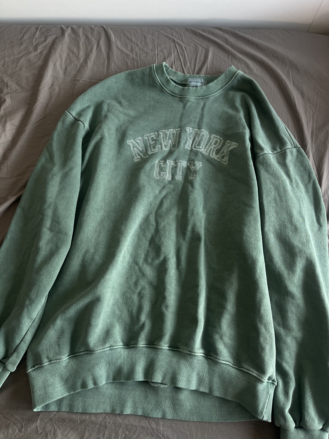Green New York City Crewneck Sweatshirt
