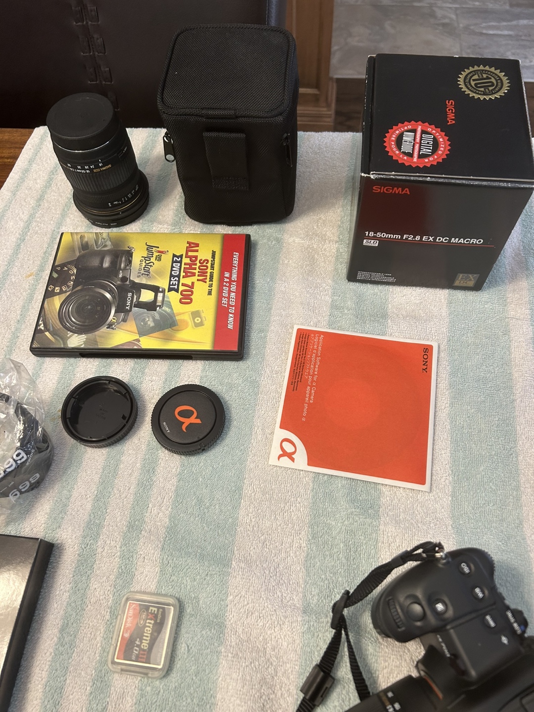 Sony Alpha DSLR Camera with Sigma 18-50mm Lens - photo 3