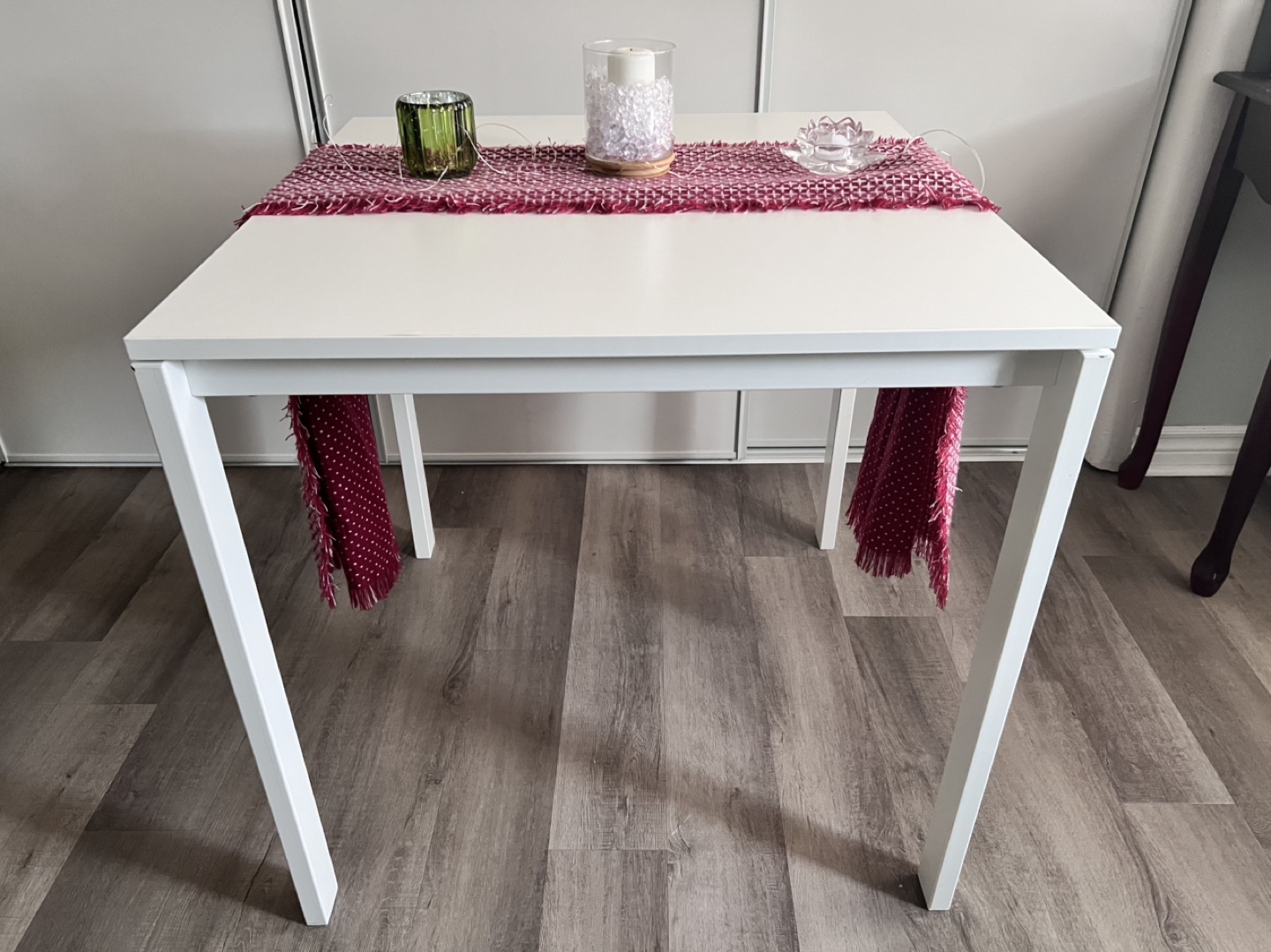 IKEA White Square Table 💚🥕