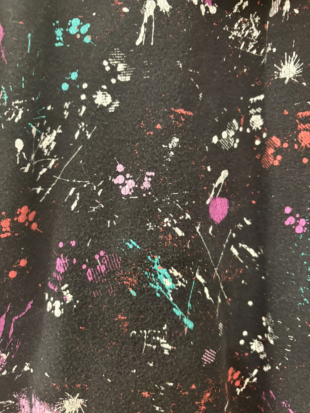 Bench Women's Zip-Up Hoodie Jacket, Paint Splatter Print image indicator(5)