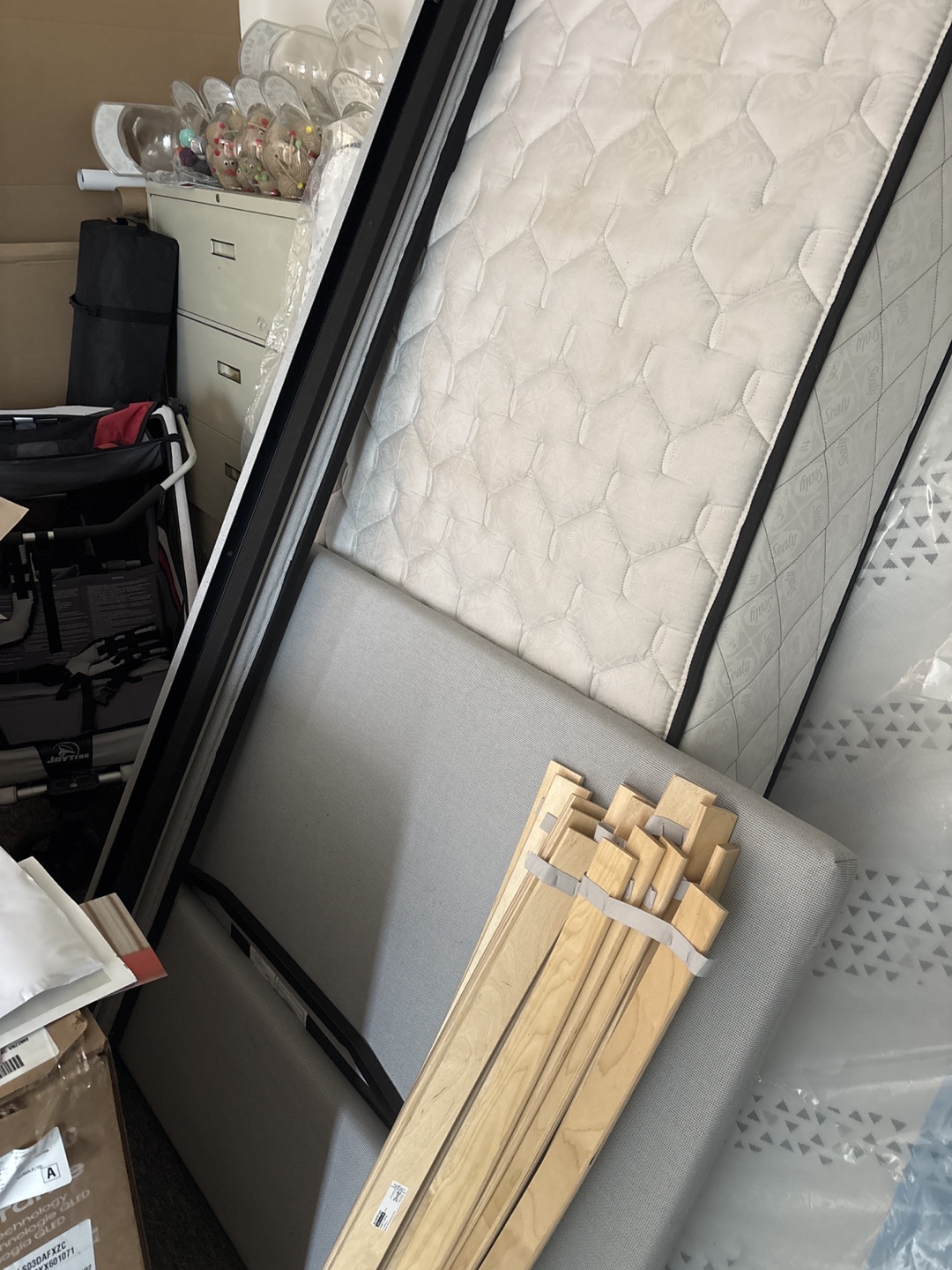 Twins Bed Frame and Mattress