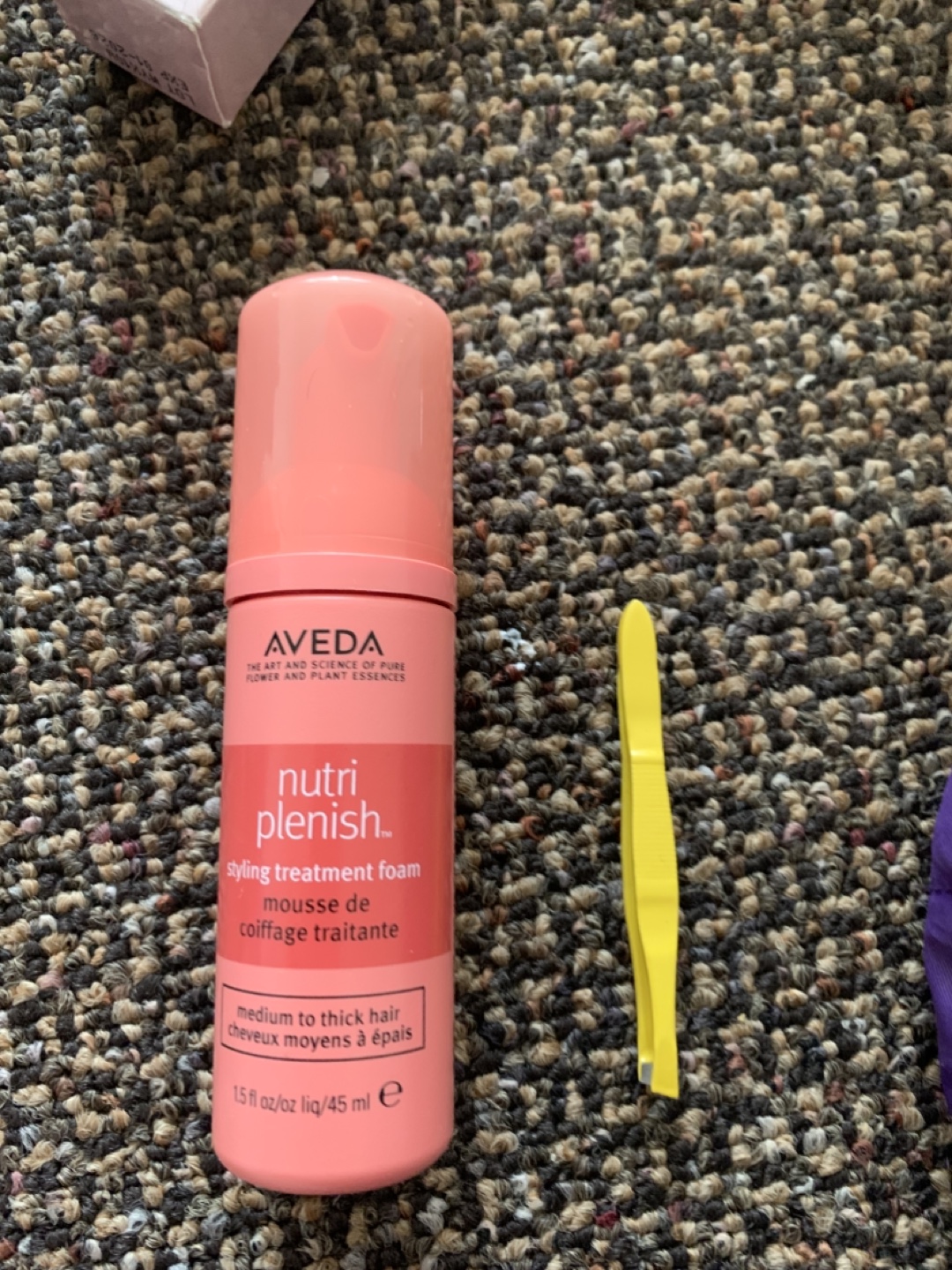 aveda nutri plenish styling treatment foam