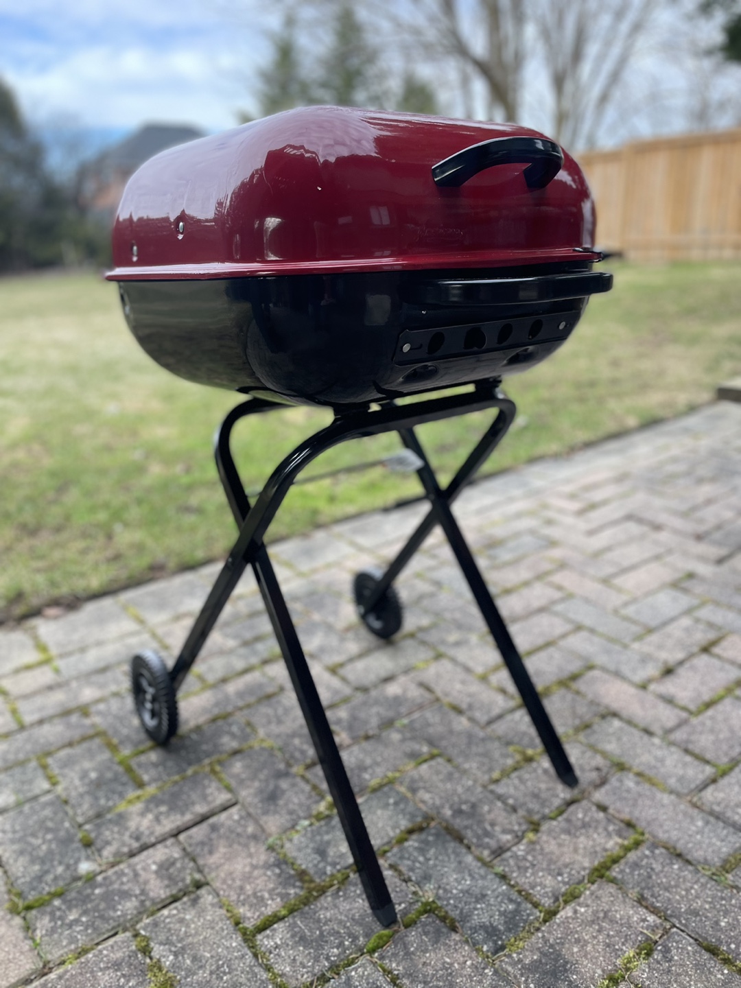 BNIB Americana Aussie Walk-A-Bout Charcoal BBQ - photo 4