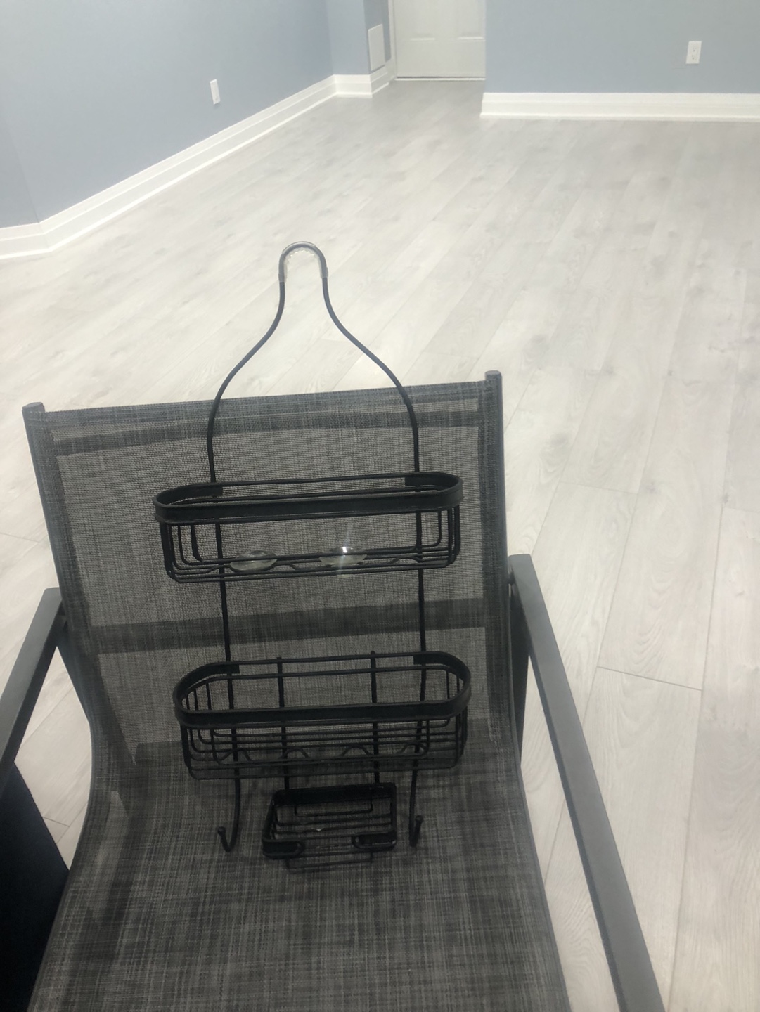 Black Metal Shower Caddy Organiser - photo 2
