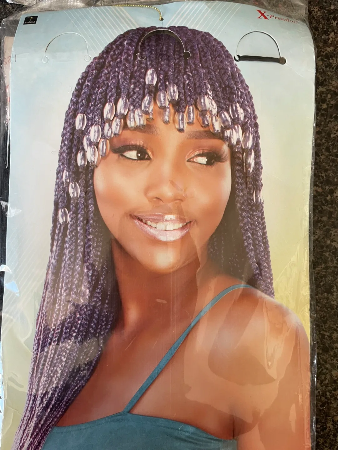 💚X-Pression 3X Pre-Stretched Braid Wig with Beads image indicator(2)