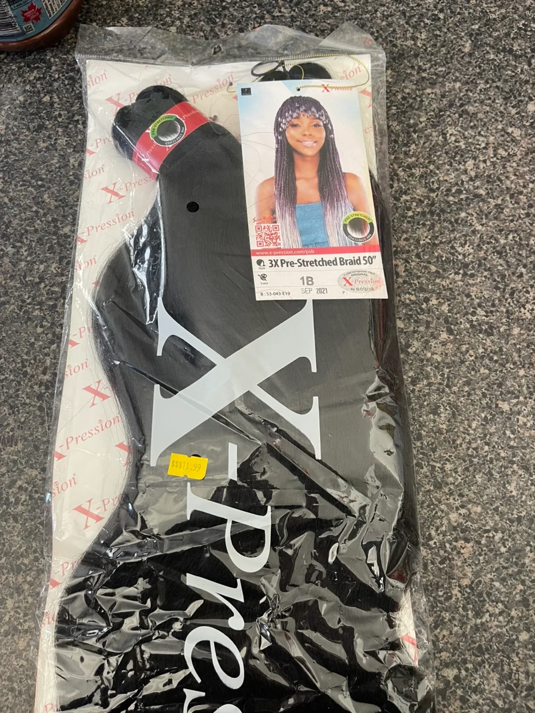 💚X-Pression 3X Pre-Stretched Braid Wig with Beads image indicator(4)