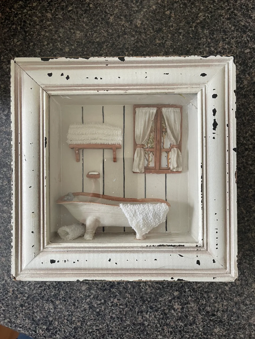 💚Rustic Bathroom Diorama Wall Decor image indicator(6)