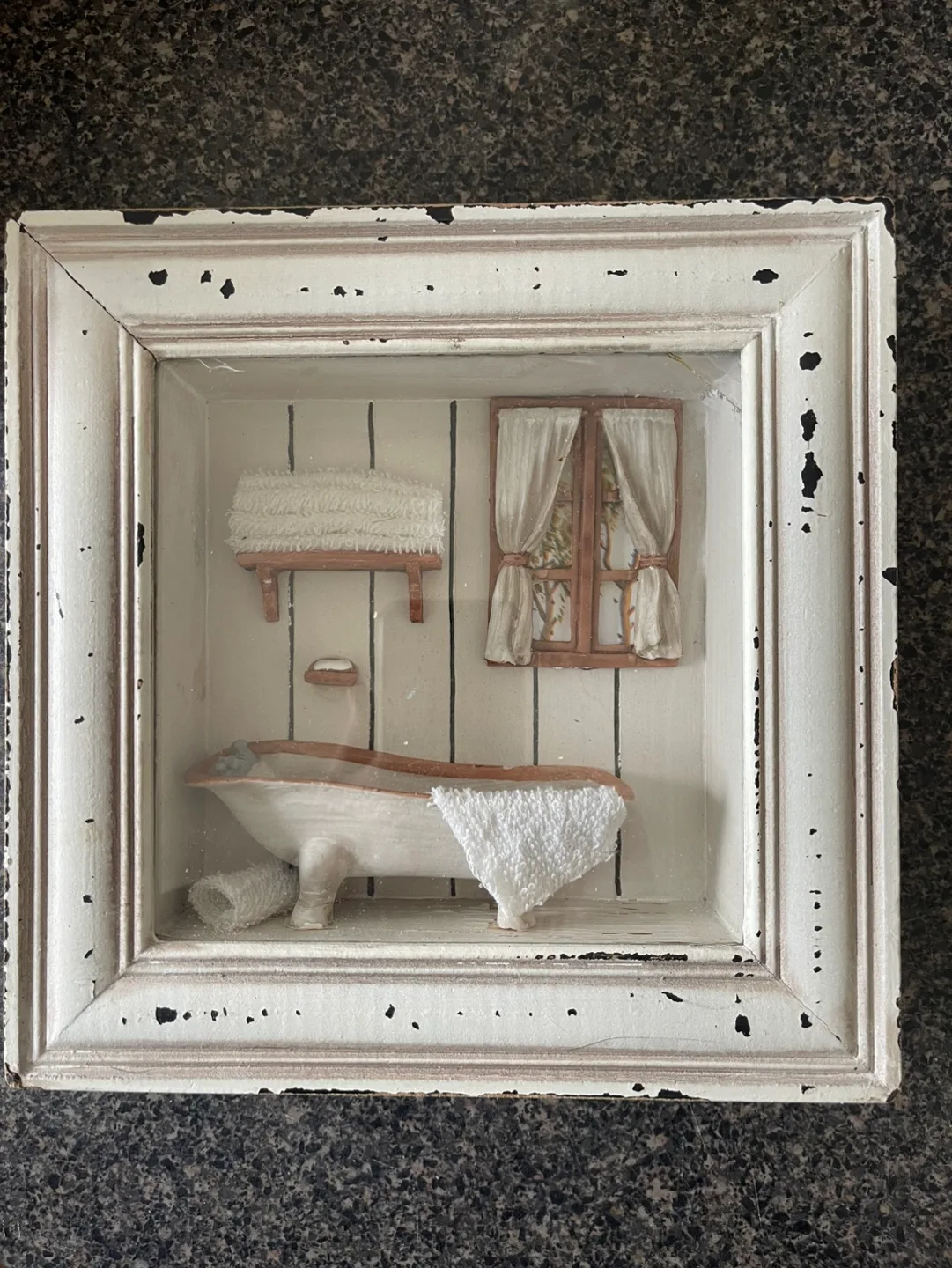 💚Rustic Bathroom Diorama Wall Decor image indicator(7)