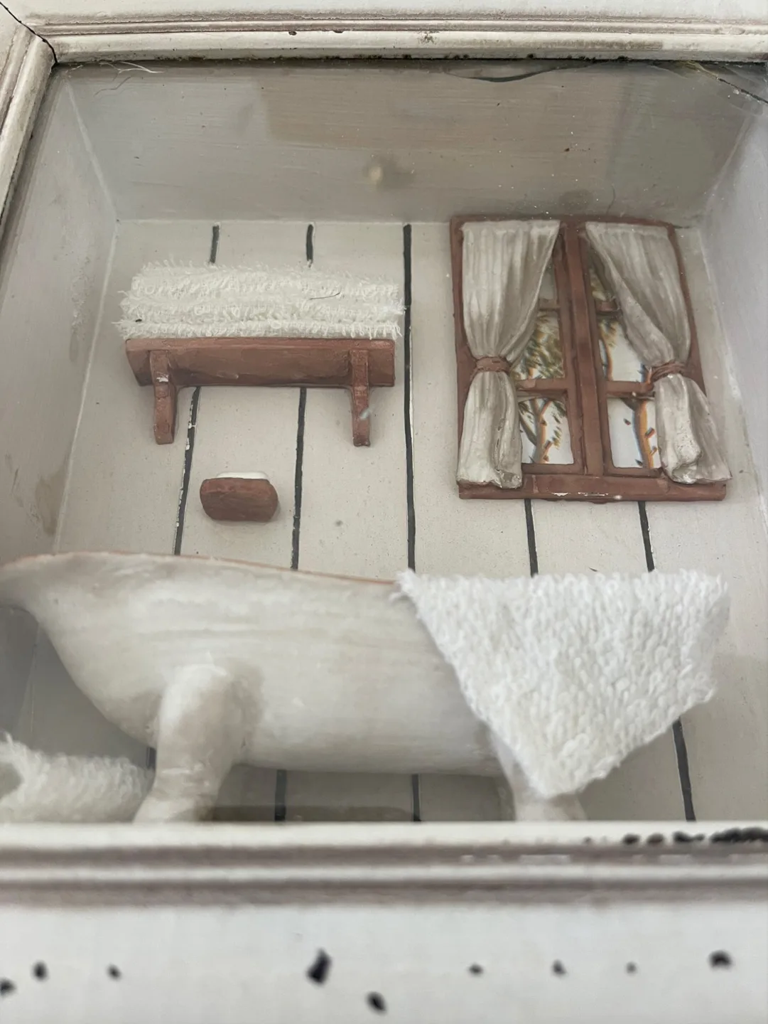 💚Rustic Bathroom Diorama Wall Decor image indicator(5)