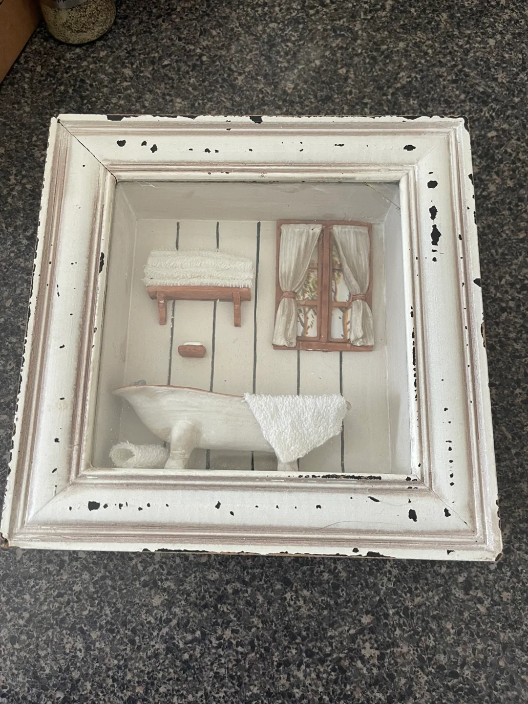 💚Rustic Bathroom Diorama Wall Decor image indicator(2)