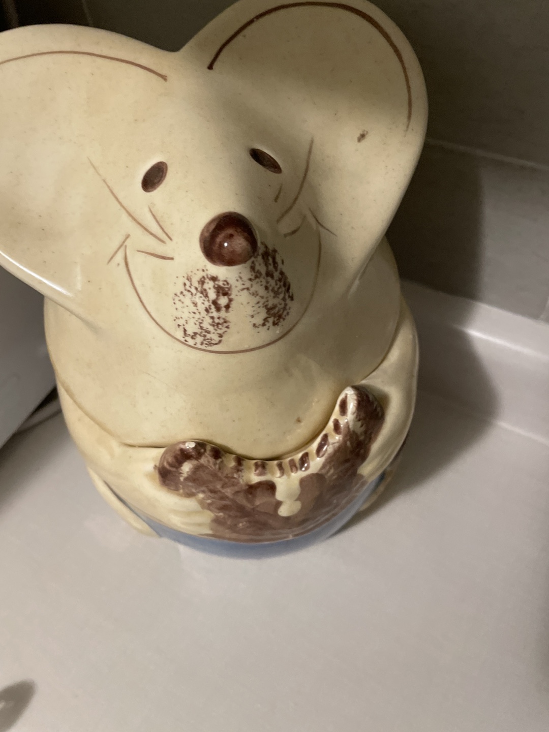 Adorable Mouse Cookie Jar💚 - photo 2