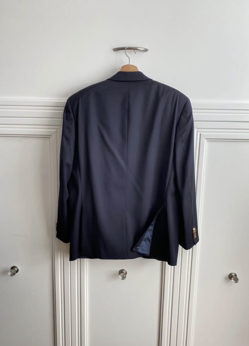 Baumler Men’s  Navy wool Blazer - photo 3