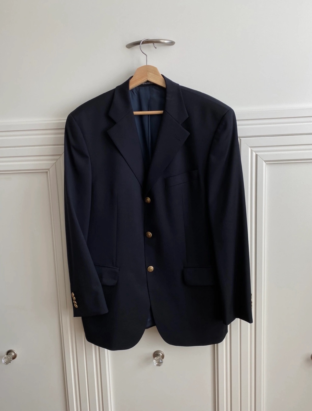 Baumler Men’s  Navy wool Blazer - photo 2