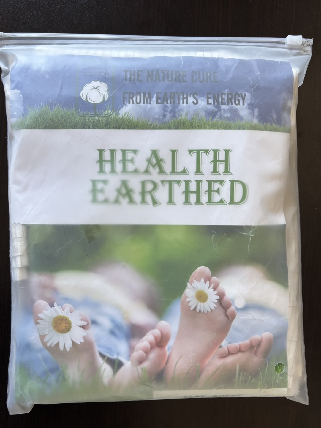 Health Earthed Grounding Flat Sheet with Silver Fiber