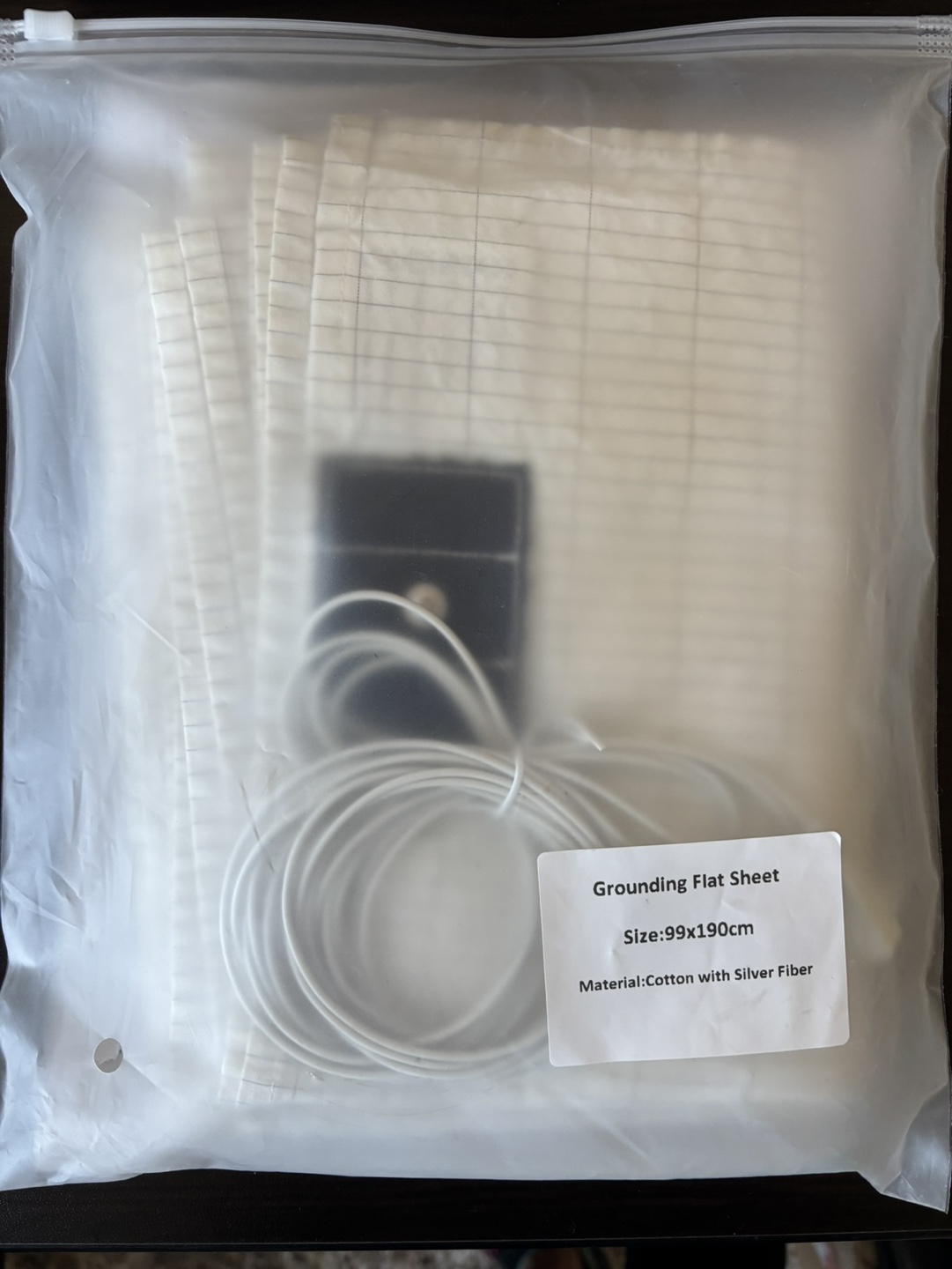 Health Earthed Grounding Flat Sheet with Silver Fiber - photo 3