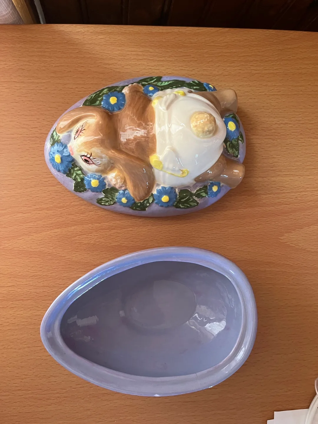 💚Vintage Easter Bunny Egg Container -Thrifty Picks image indicator(2)