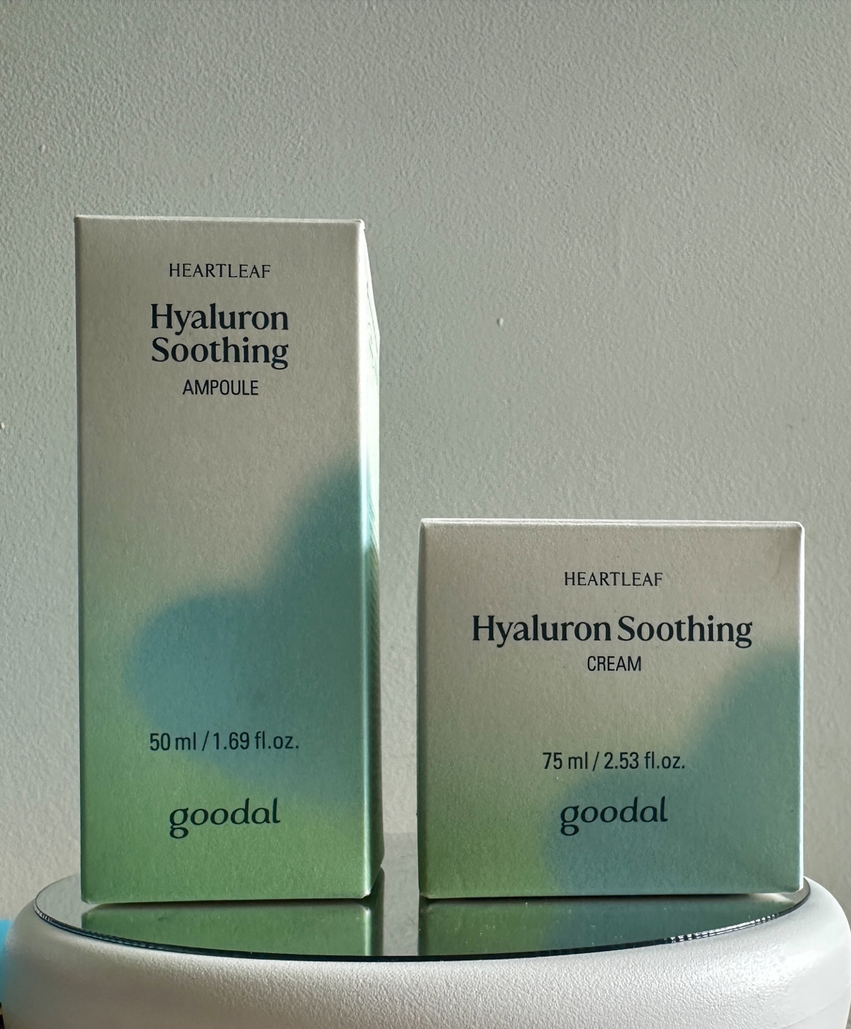 Goodal Heartleaf Hyaluron Soothing Ampoule & Cream Set