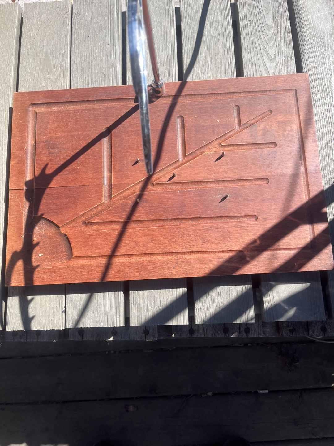 Vintage Baribeau & Fils Inc. Baribox Maid Wooden Cutting Board
