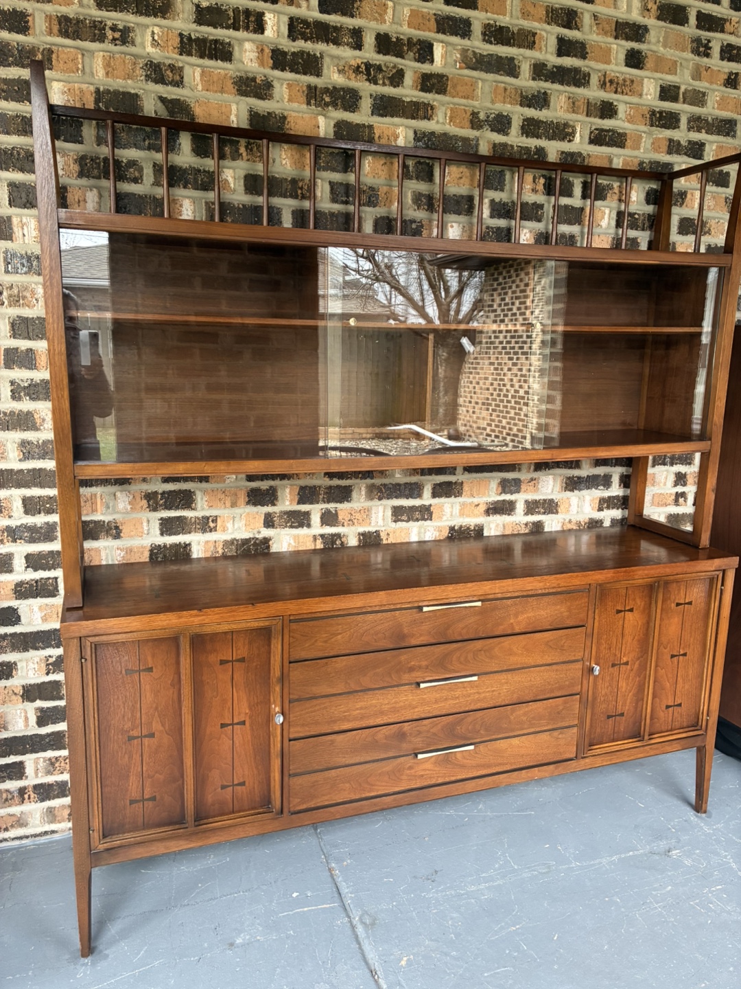 Mid-Century Modern Lane Hutch - photo 3