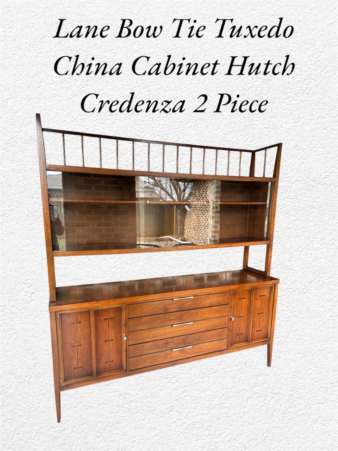 Mid-Century Modern Lane Hutch - photo 2