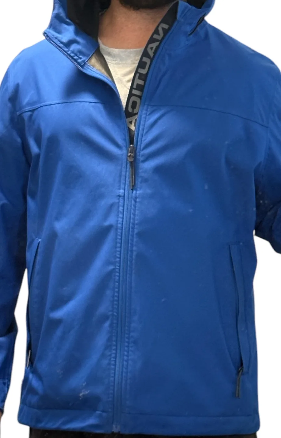 Nautica Men's Blue Packable Jacket - Size Large image indicator(2)