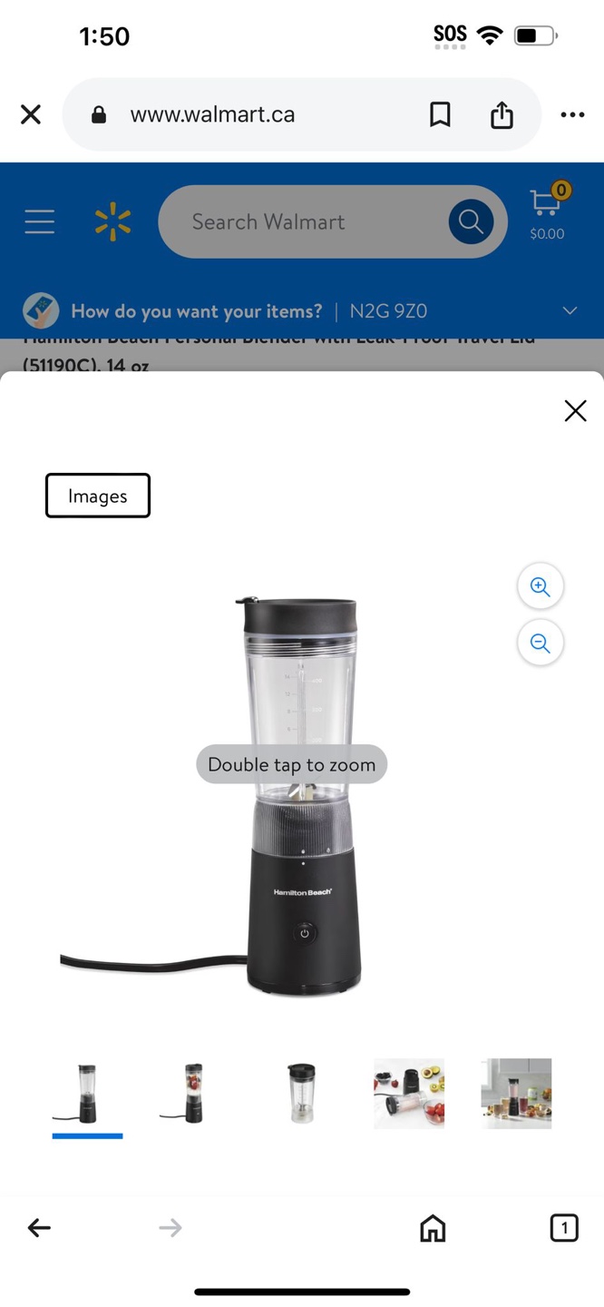 Hamilton Beach Personal Blender - 14 oz