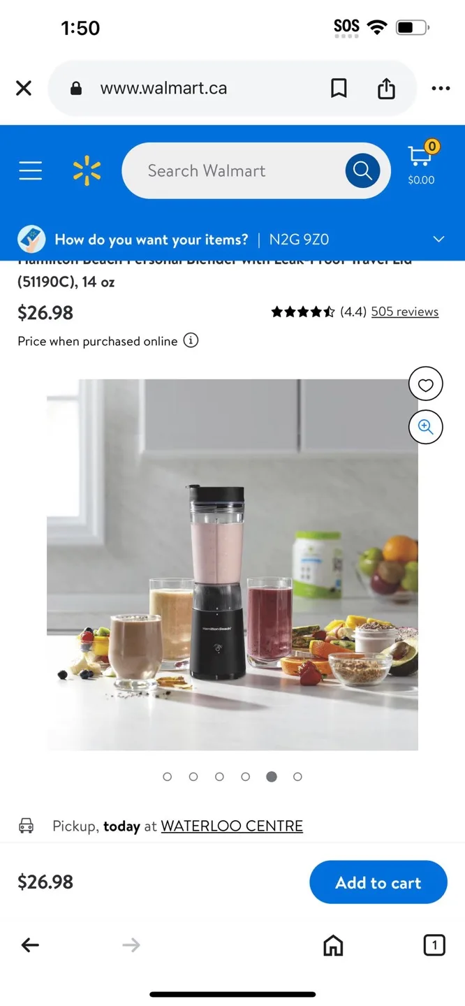 Hamilton Beach Personal Blender - 14 oz image indicator(4)