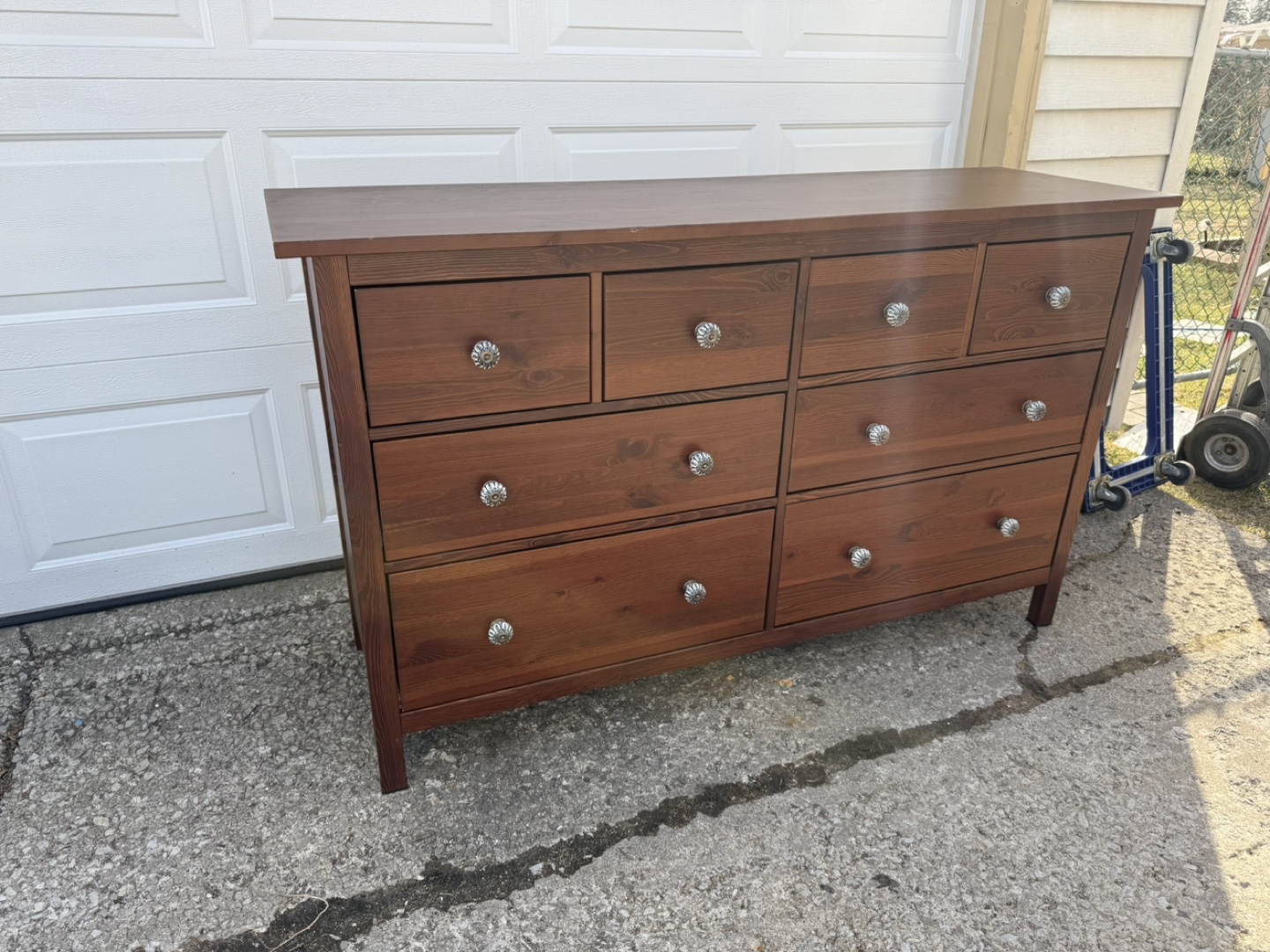 IKEA Hemnes 8-Drawer Dresser Dark Brown - photo 2