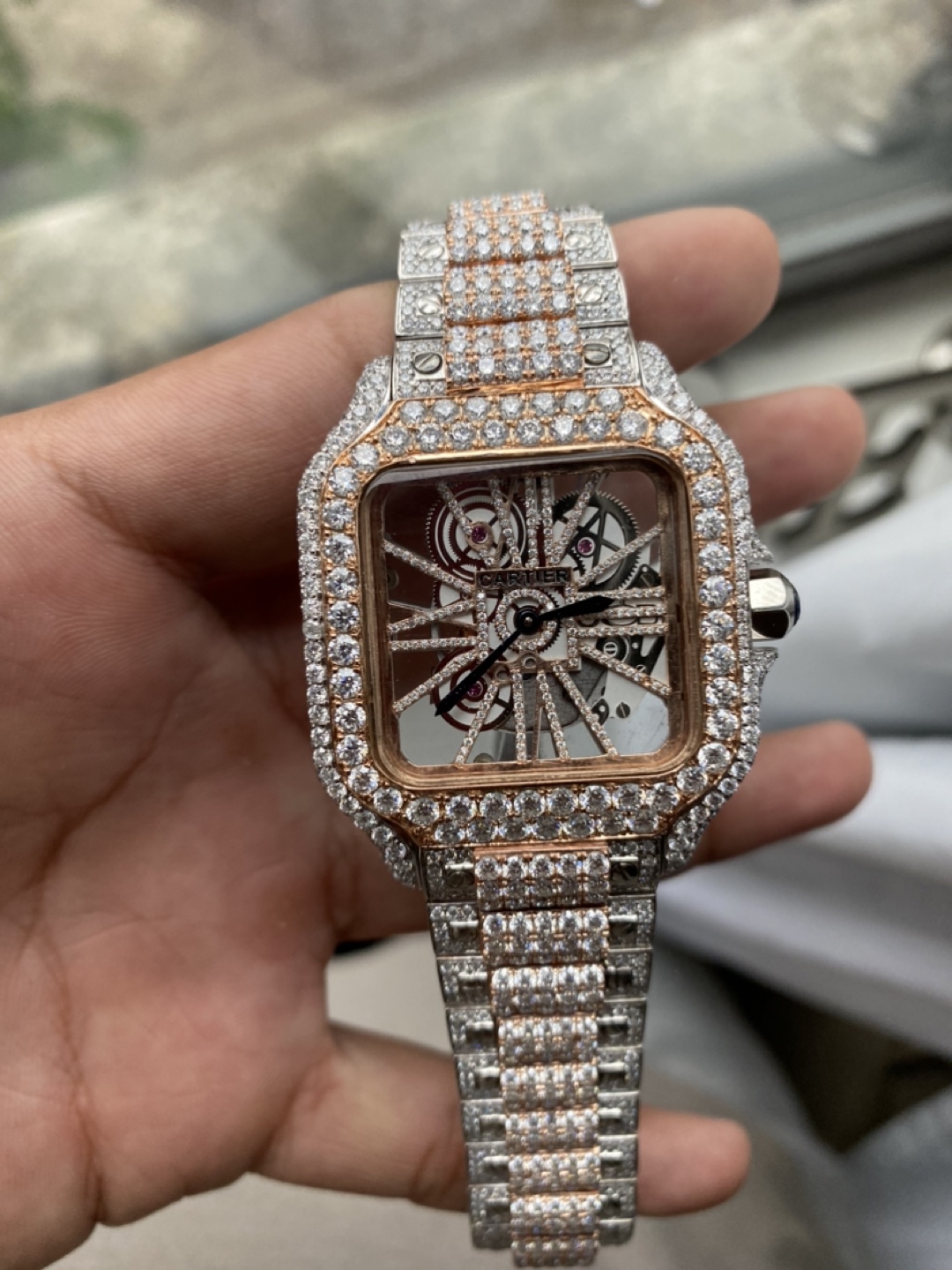 Cartier Rotonde de Cartier Skeleton Watch Iced Out - photo 2