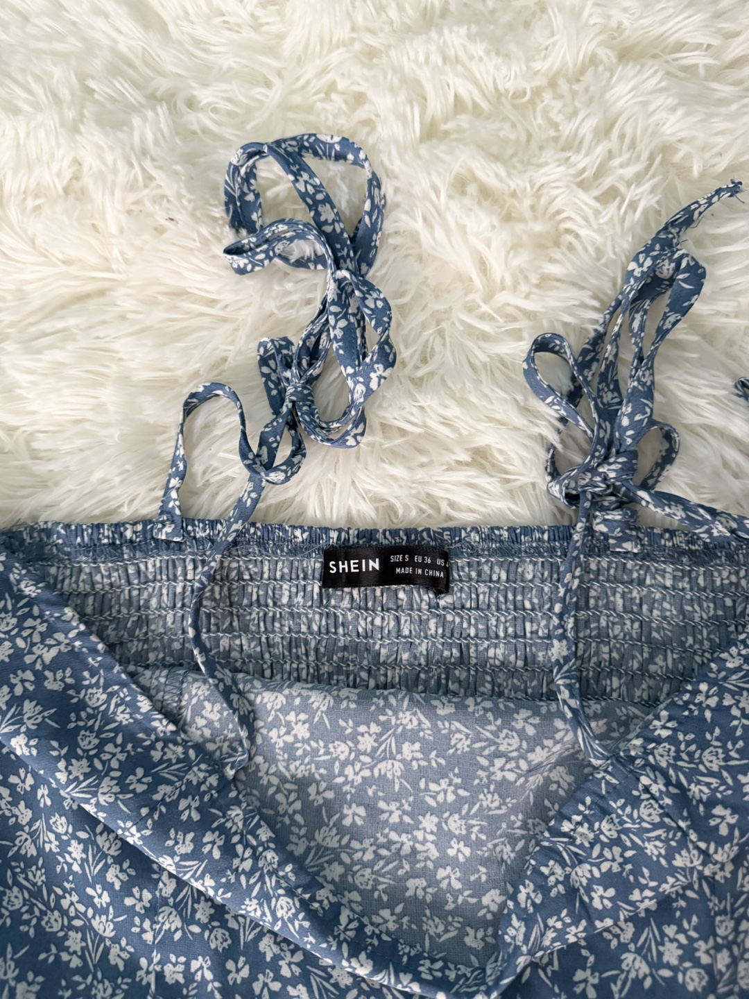 SHEIN Blue Floral Sundress Size S - photo 3
