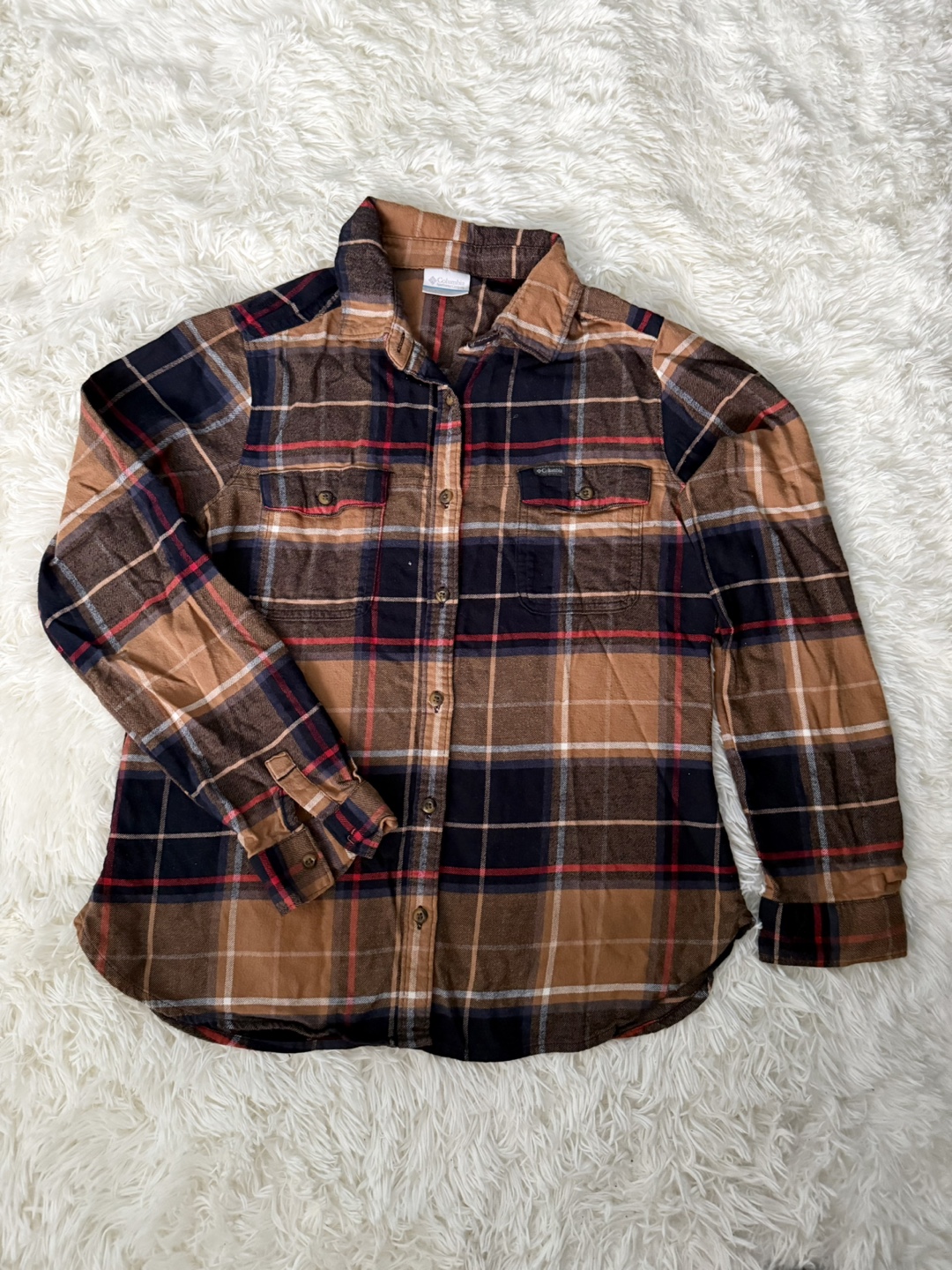 Columbia Women's Flannel Shirt - Size M