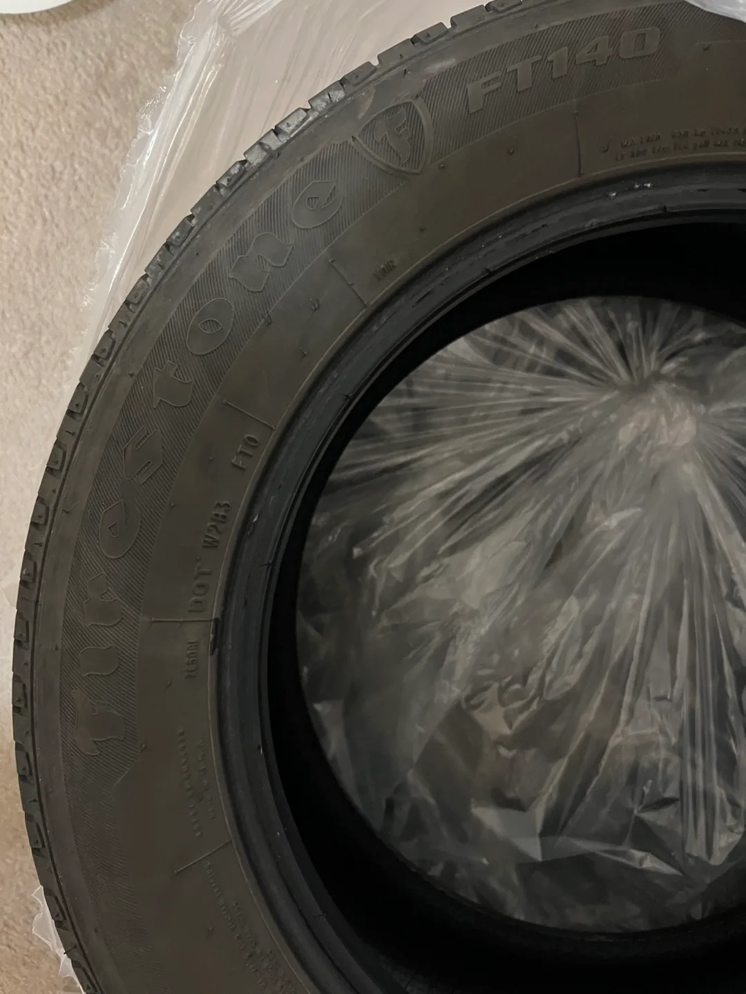 [Good Condition] 2 Tires Firestone 215/55R16 93H M+S 💚 image indicator(4)