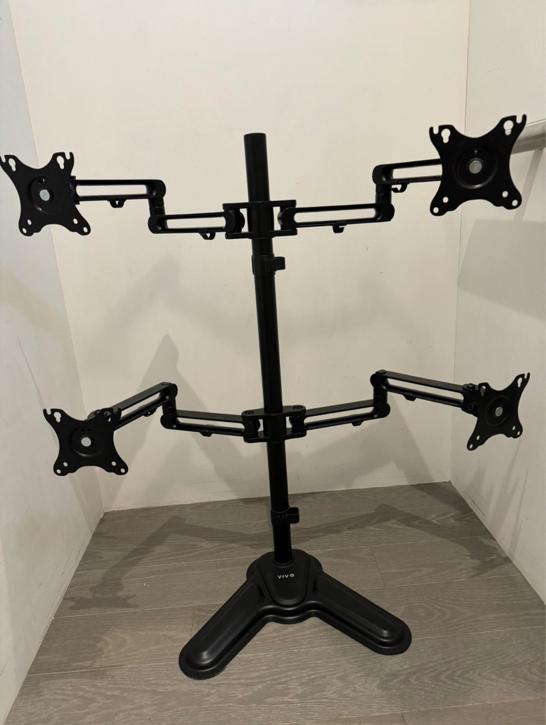 VIVO Freestanding Quad Monitor Desk Mount
