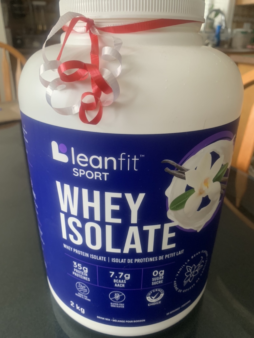 Leanfit Sport Whey Isolate Protein Powder - Vanilla - 2kg
