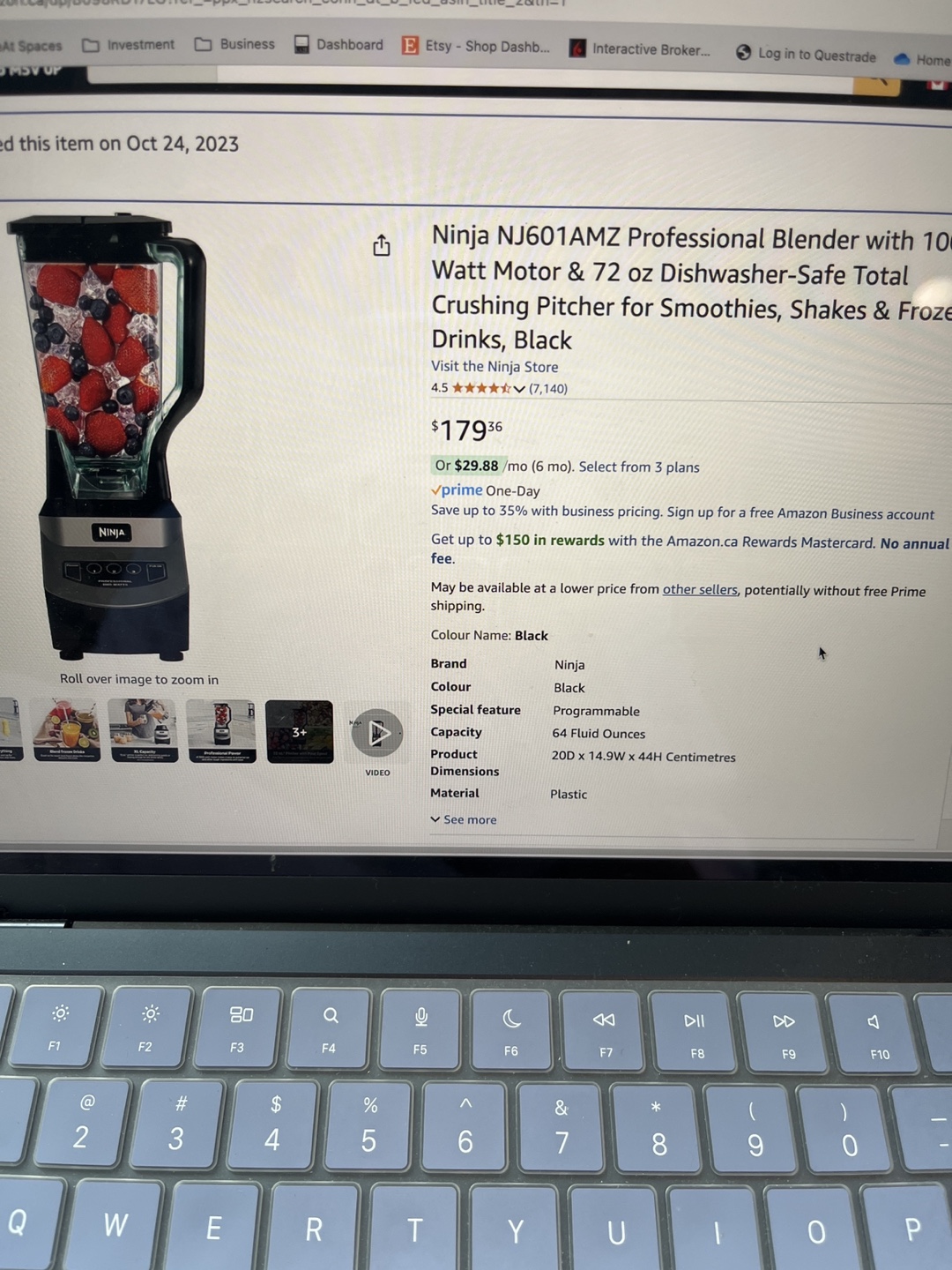 Ninja Professional Blender - 1000 Watts - photo 5
