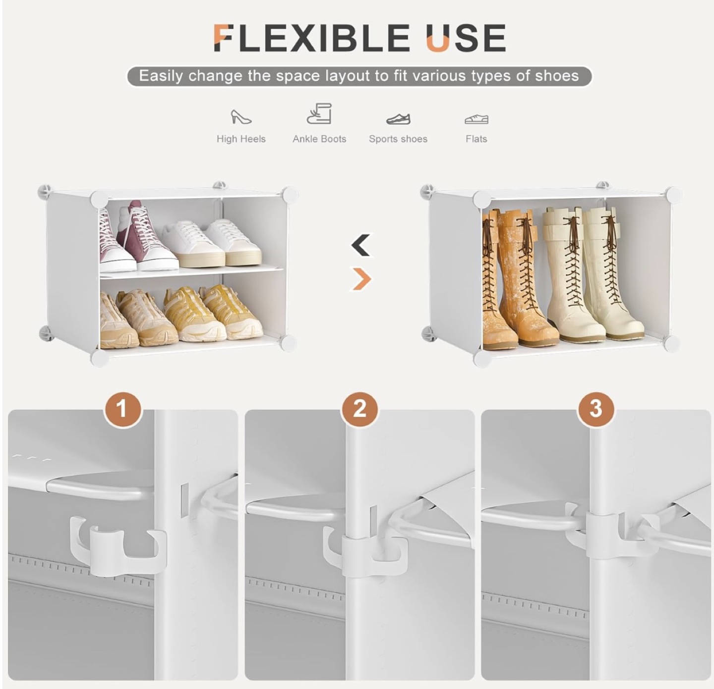 6-Tier Closet Organizer Shoe Rack - photo 2