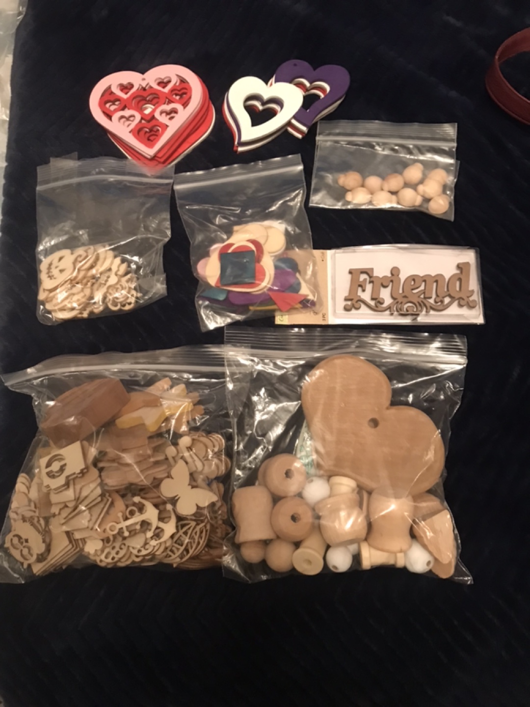 Bulk Wooden Craft Shapes & Beads