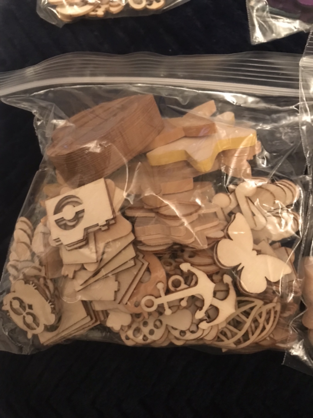 Bulk Wooden Craft Shapes & Beads - photo 2