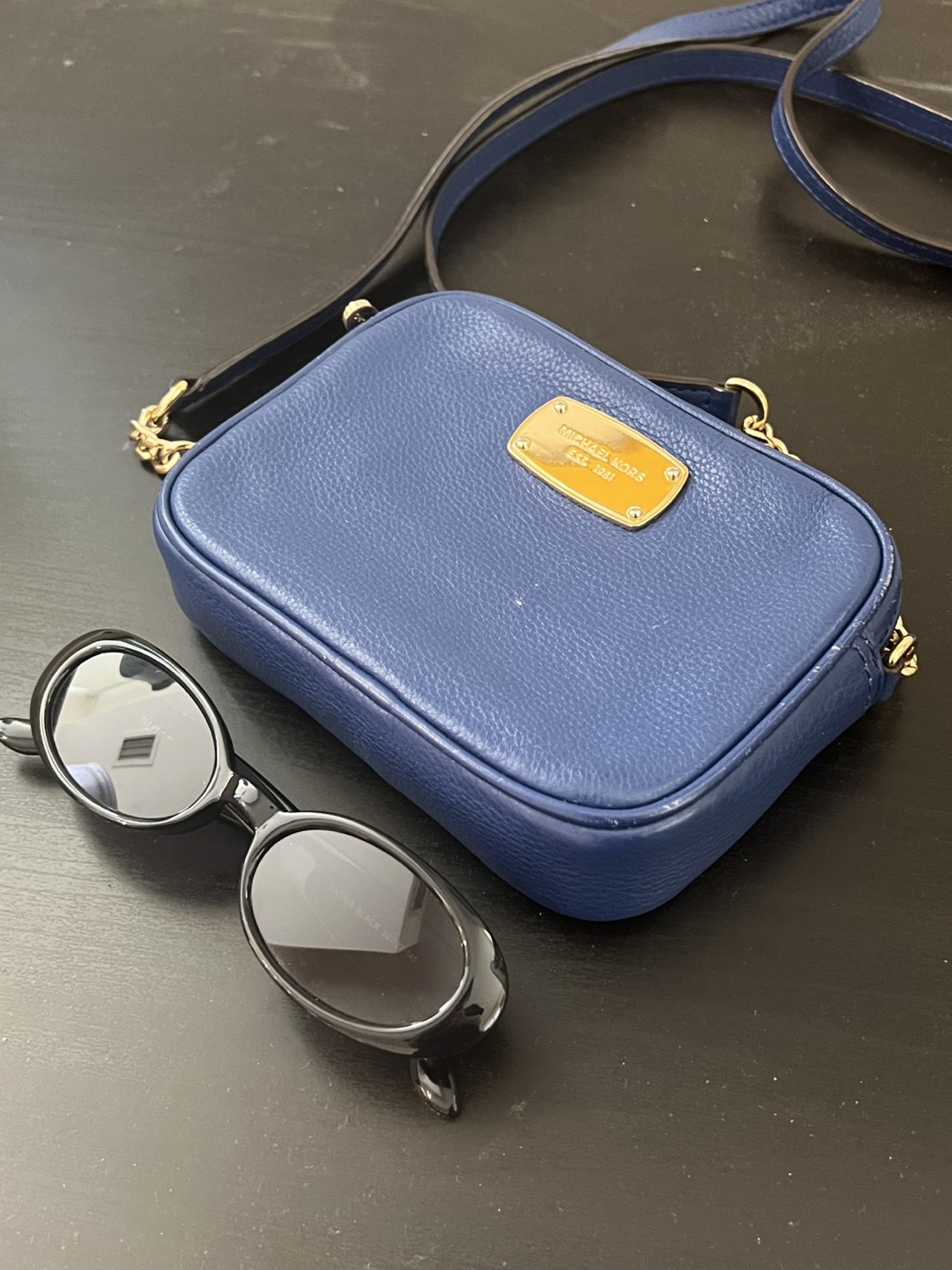 [MOVING SALE❗️] Michael Kors Blue Crossbody Bag - photo 3