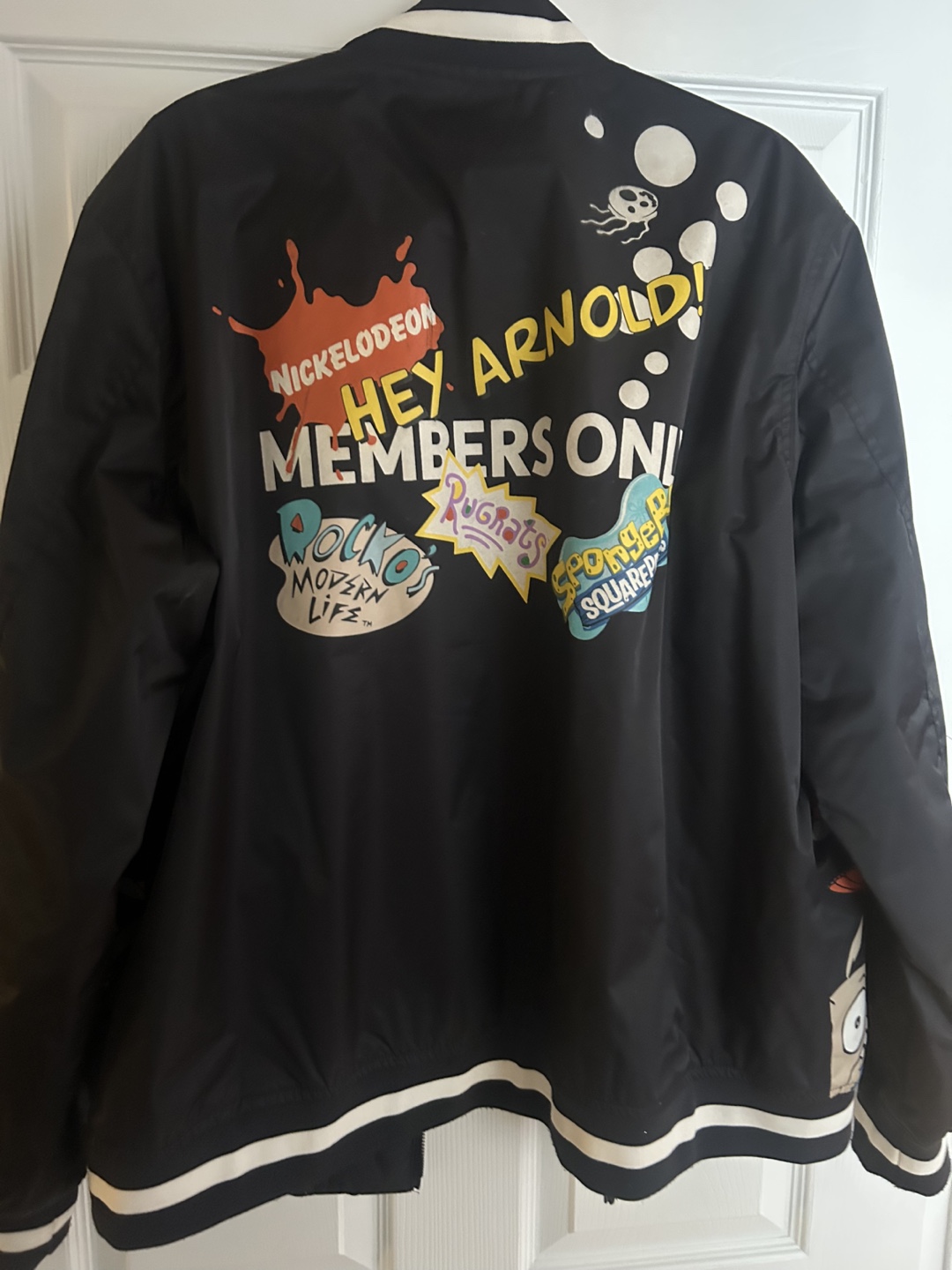 Nickelodeon Members Only Bomber Jacket - Size XL - photo 2